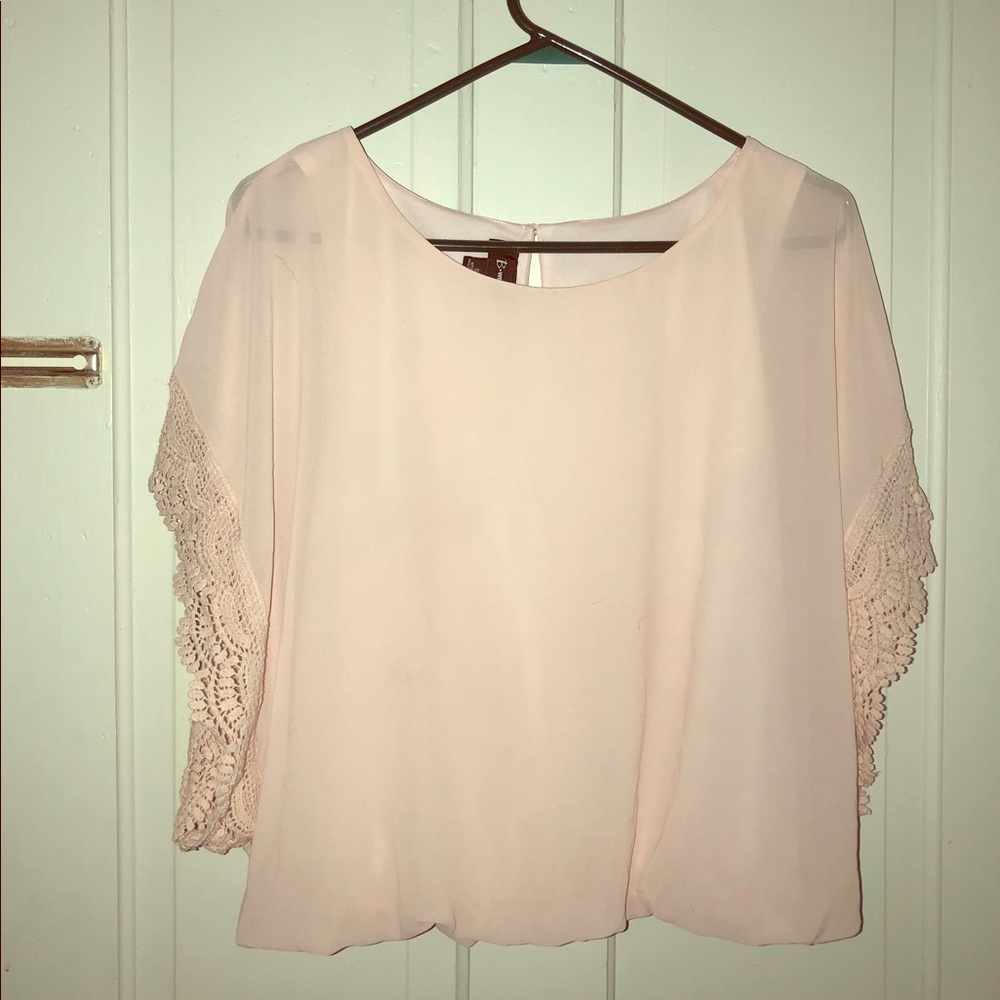 Blush pink top